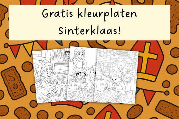 GRATIS DOWNLOAD - Sinterklaas Kleurplaten!