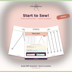 GRATIS DOWNLOAD - Start to Sew op papier NL
