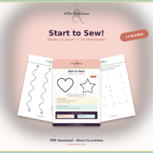 Start to Sew op papier NL - PDF DOWNLOAD